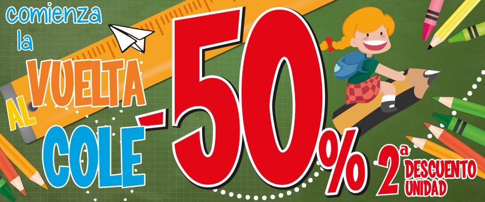 50% segunda unidad vuelta al cole