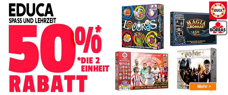 Angebot 50% 2. Einheit