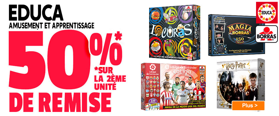 50% descuento 2ª unidad