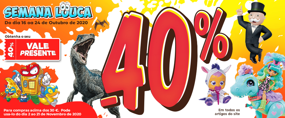 Vale-presente 40%