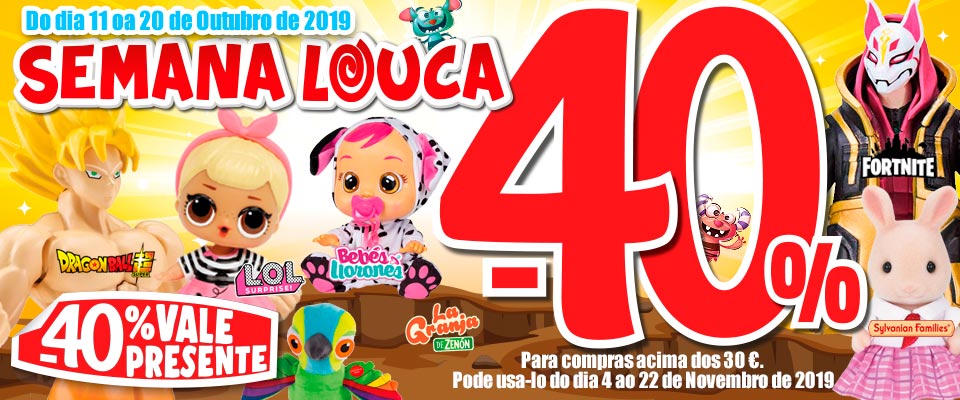 Vale-presente 40%
