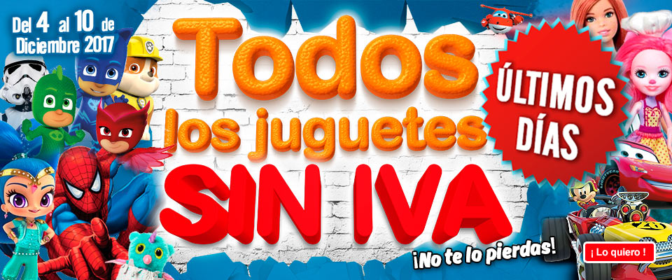 Ahórrate el iva en todos nuestros productos
