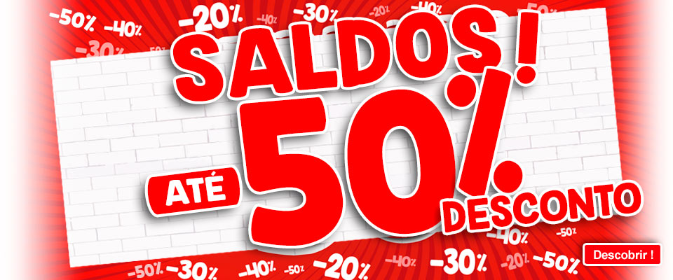 Vendas de 20%, 30%, 40% e 50% em uma grande variedade de brinquedos