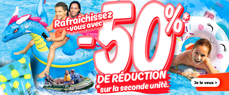 50% descuento 2ª unidad