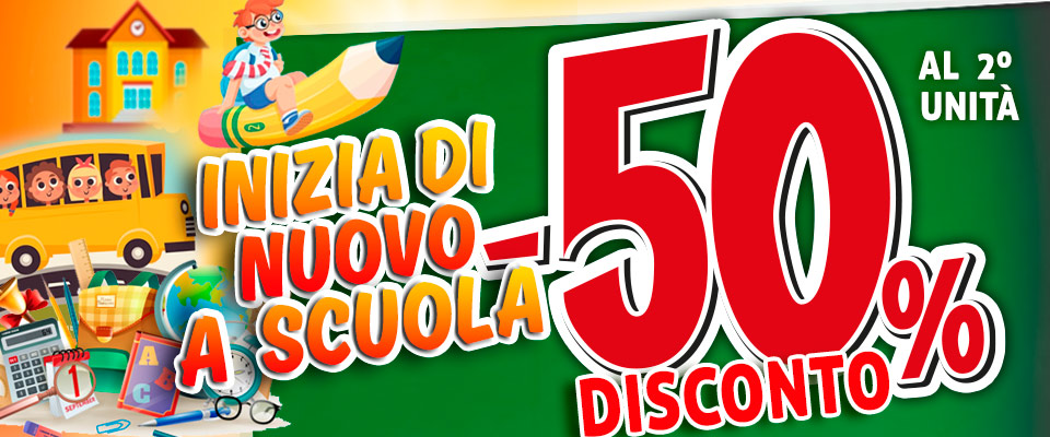 50% descuento 2ª unidad