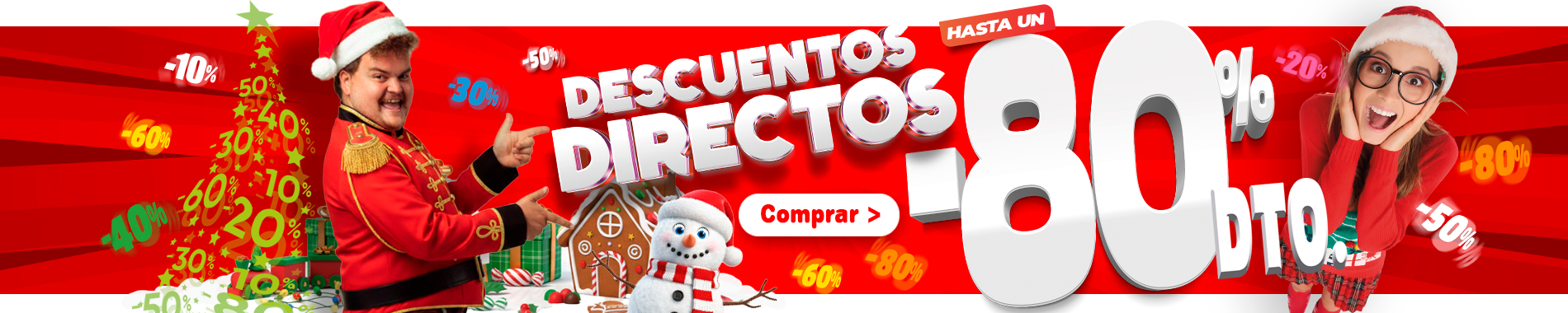 Descuentos directos en una selección de artículos