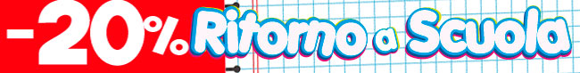 Back to school Sconti diretti del 20%