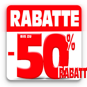Rabatt auf einer großen Auswahl an Artikeln
