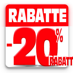 Rabatt von 20%