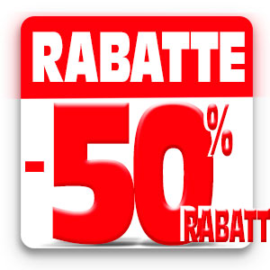 Rabatt von 50%
